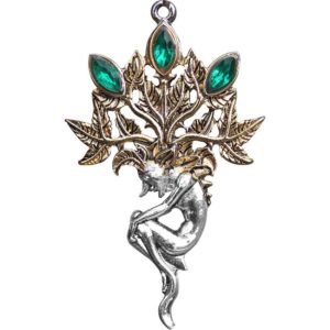 Golden Mandrake Necklace