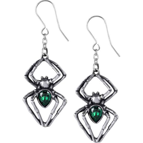 Emerald Venom Earrings