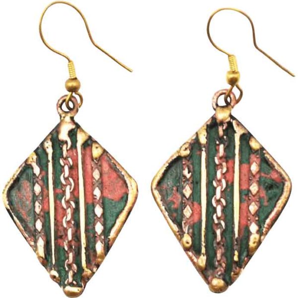 Avoie Medieval Patina Hook Earrings