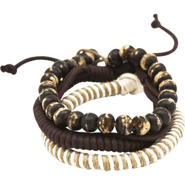 Set of 3 Viking Warrior Bracelets