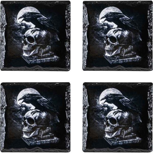 Poes Raven Coaster Set