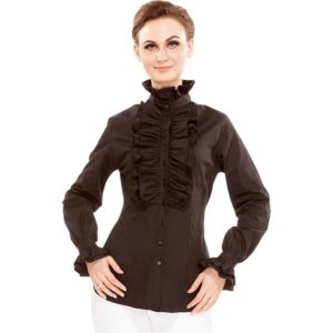 Zylphia Stand-up Collar Blouse