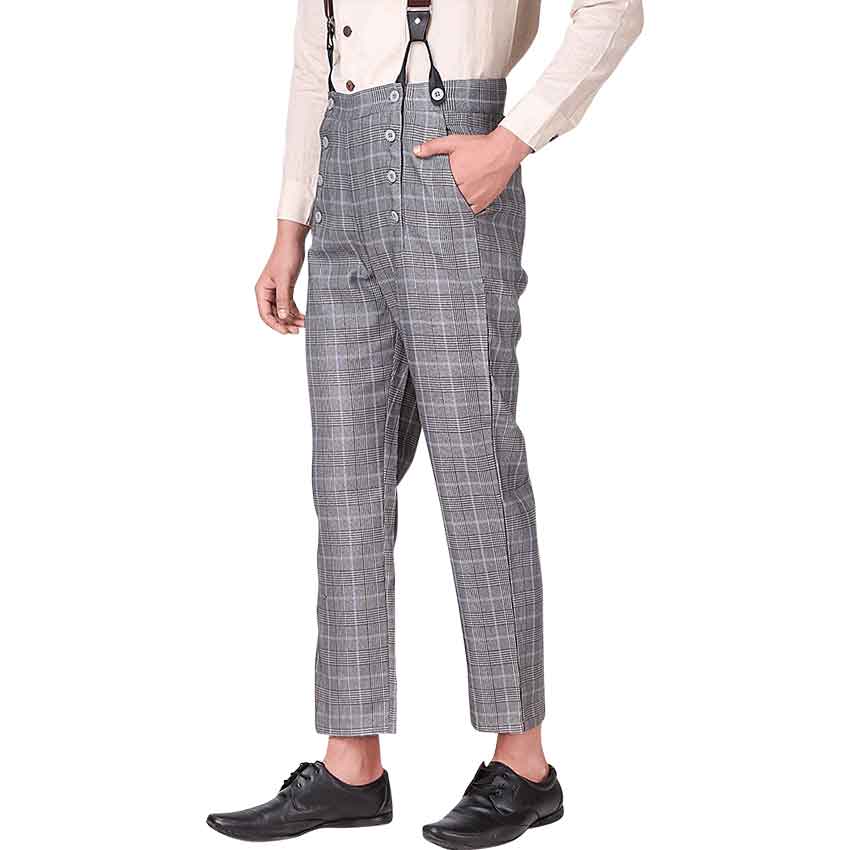 Trouser Checkered Pants