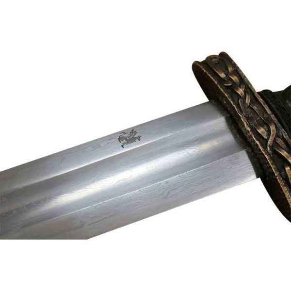 Damascus Oslo Viking Sword with Scabbard