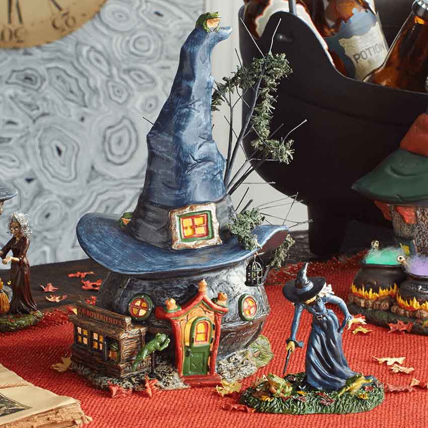 Toads and Frogs Witchcraft Haunt Halloween Village by Department 56