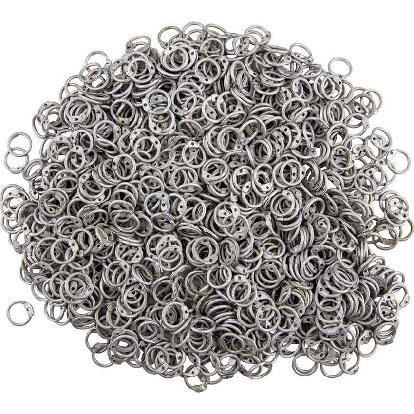 Round Ring Round Riveted Aluminum Chainmail Rings