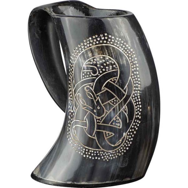 Viking Dragon Horn Tankard