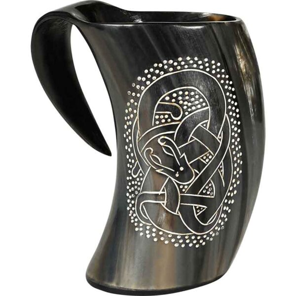 Viking Dragon Horn Tankard