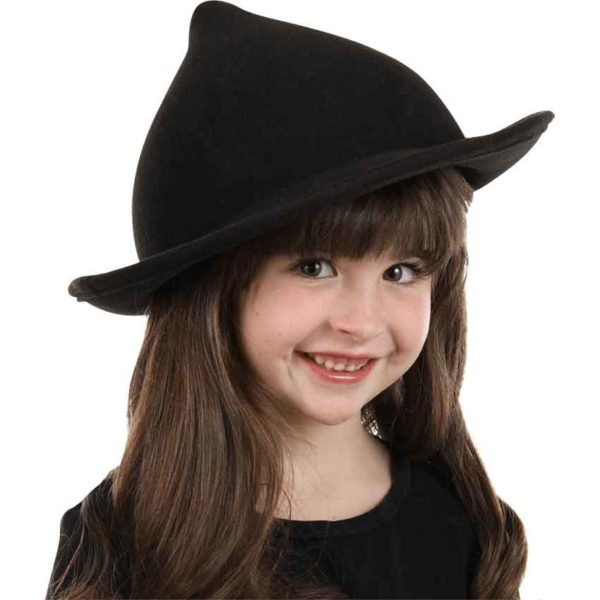 Black Modern Witch Hat