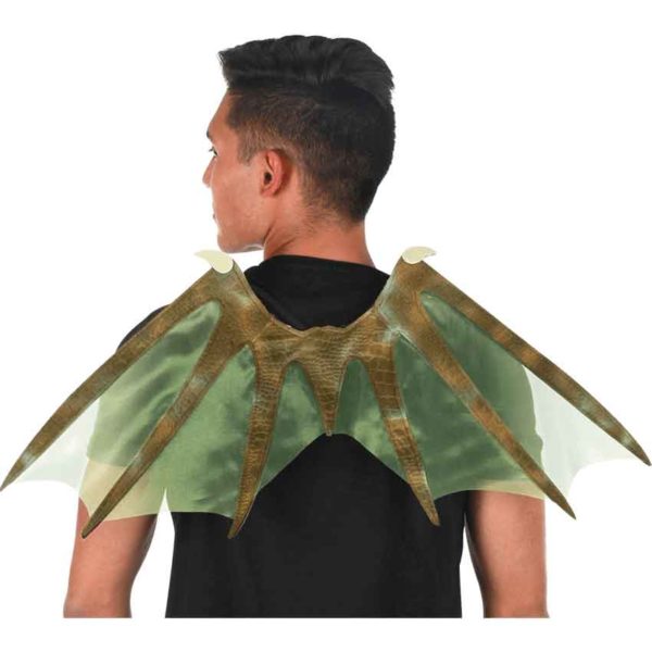 Costume Green Dragon Wings