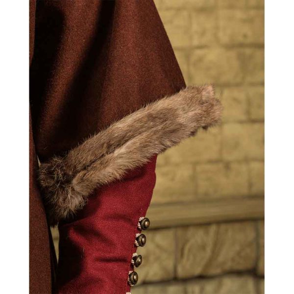 Fur Trimmed Rudolf Coat