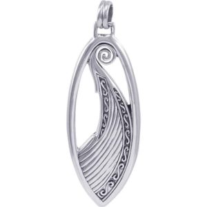 Sterling Silver Viking Ship Pendant