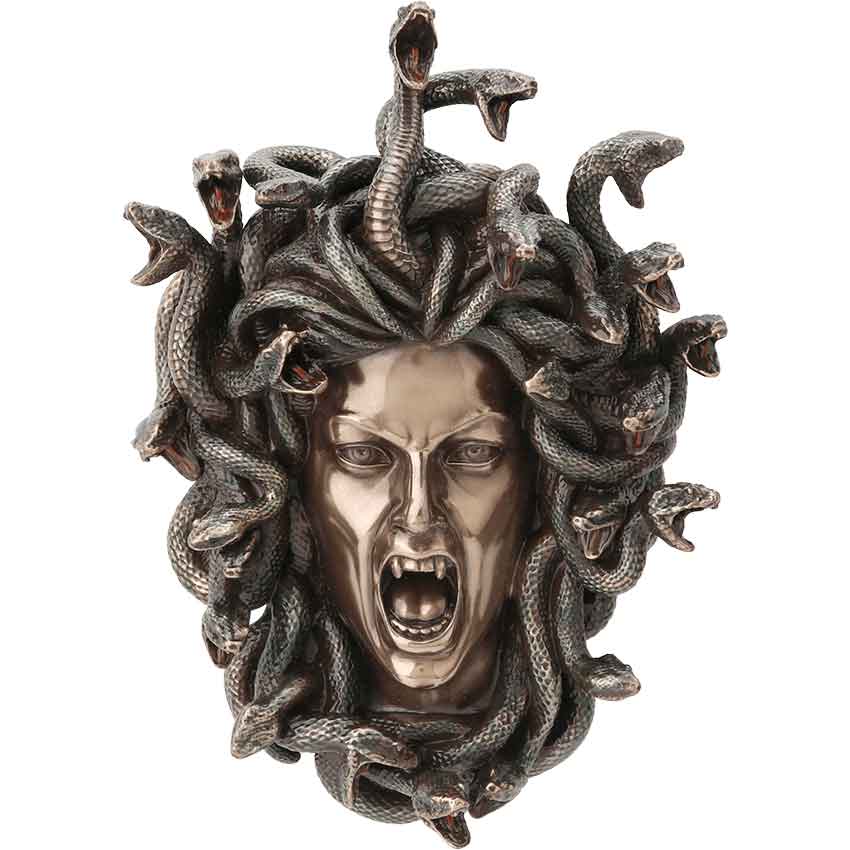 medusa head wall sculpture