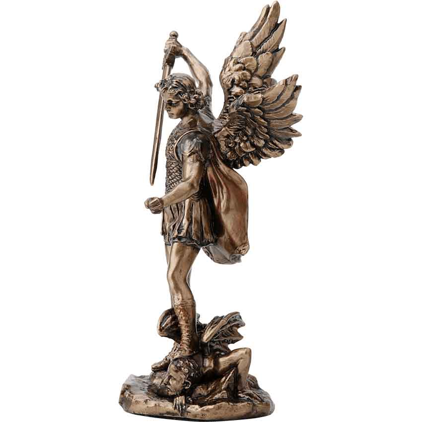 Saint Michael Triumphs Statue