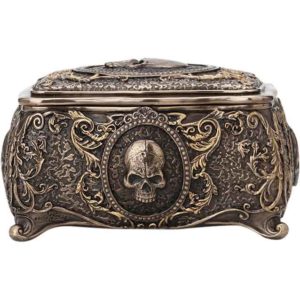 Memento Mori Skull Trinket Box