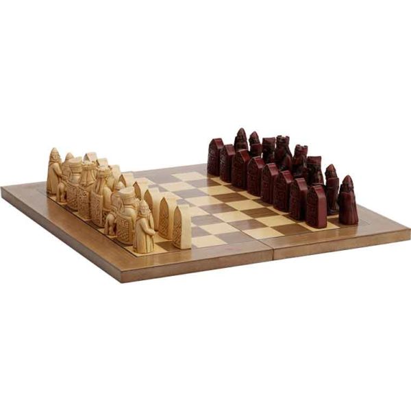 Isle Of Lewis Style Chess Set With Board