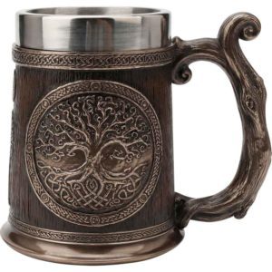 Celtic Tree of Life Beer Stein