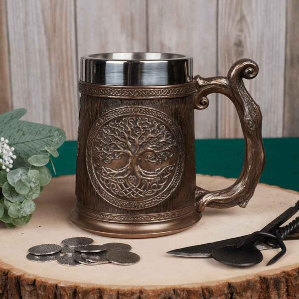 Celtic Tree of Life Beer Stein