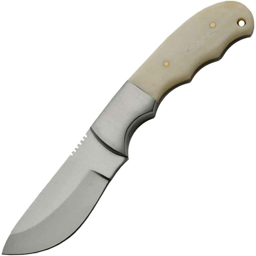 Drop Point Bone Skinner Knife