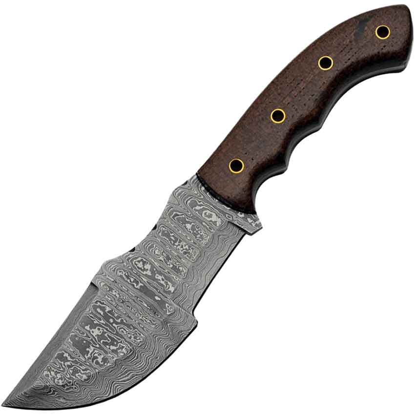 Micarta Layered-Steel Tracker Knife