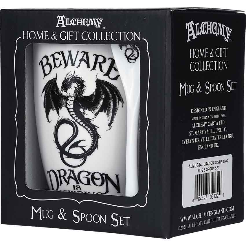 Dragon is Stirring Mug and Spoon Set