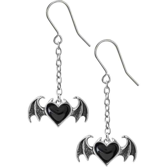 Black Soul Dropper Earrings