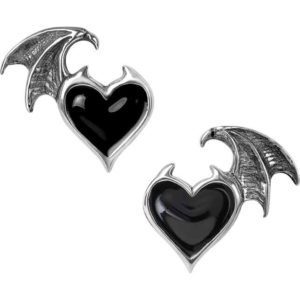 Black Soul Stud Earrings