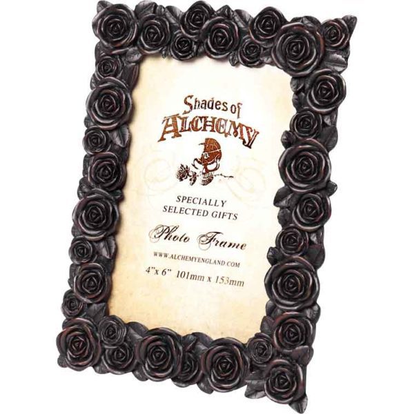 Black Rose Photo Frame