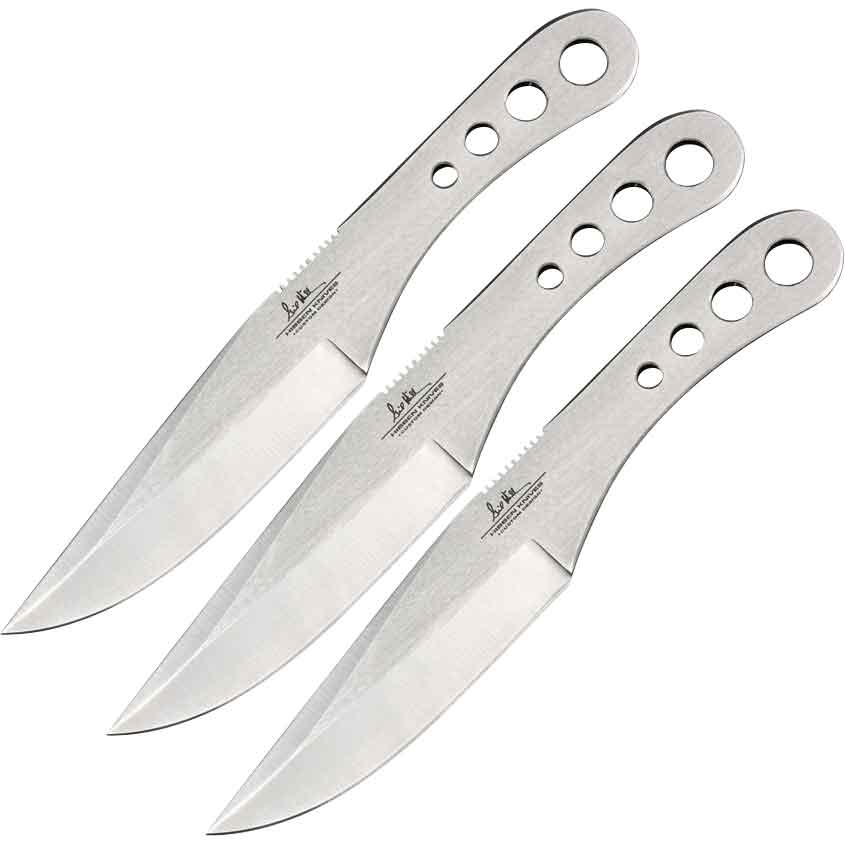 Hibben 3pc Fixed Blade Stainless One Piece Knife Competition