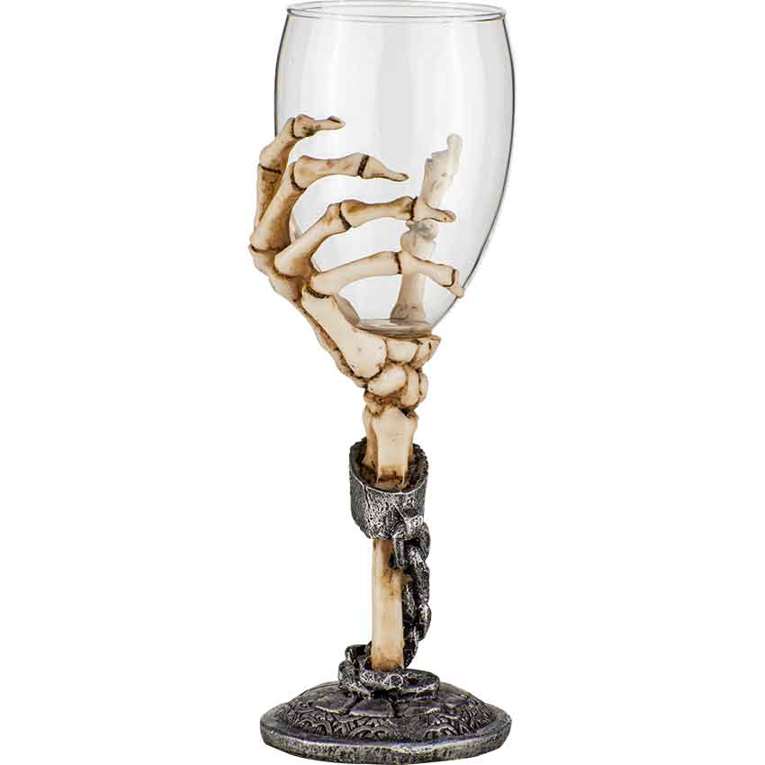 Skeleton Hand Champagne Glass