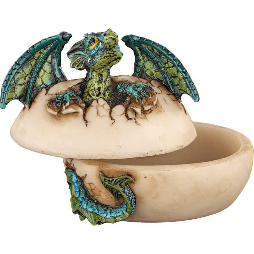 Blue Baby Dragon Box - CC11174 - Medieval Collectibles