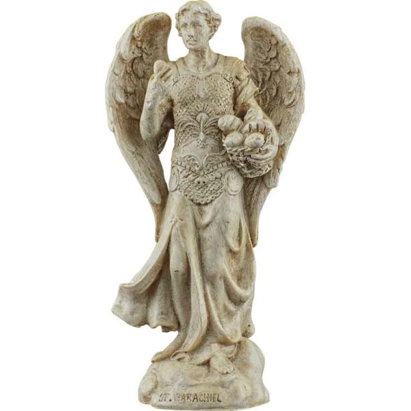 White Archangel Barachiel of Blessings Statue