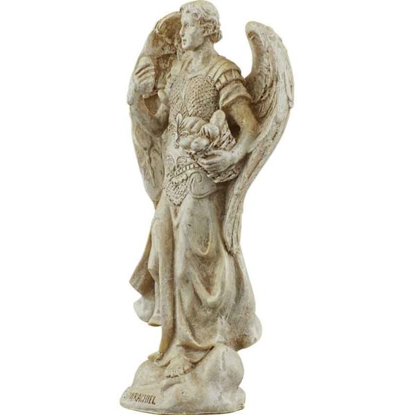 White Archangel Barachiel of Blessings Statue