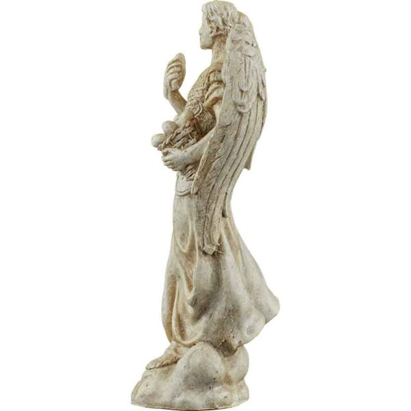 White Archangel Barachiel of Blessings Statue