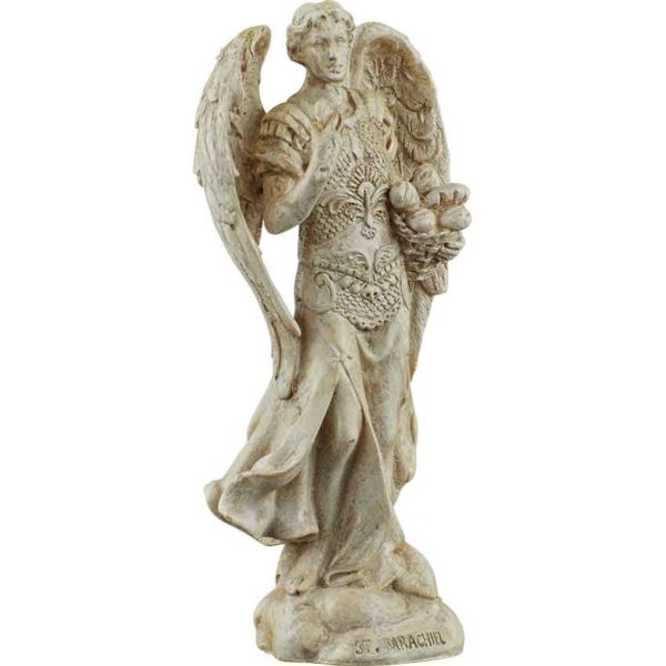 White Archangel Barachiel of Blessings Statue