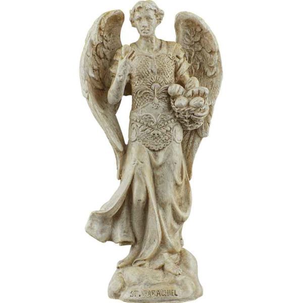 White Archangel Barachiel of Blessings Statue