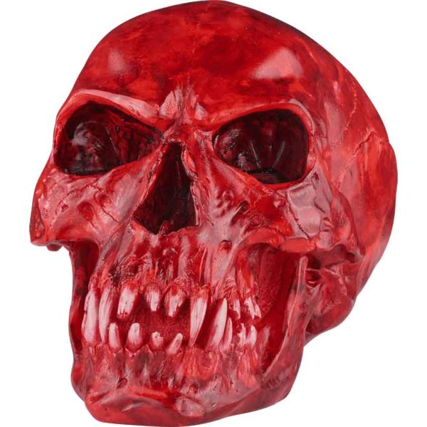 Blood Red Vampire Skull