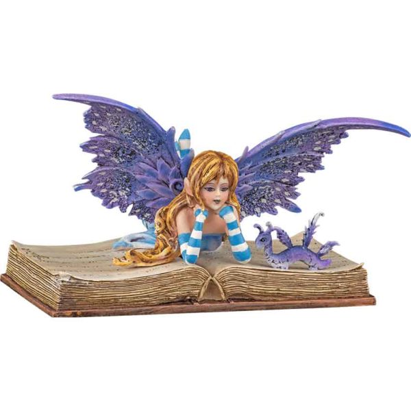 Bookworm Fairy Statue