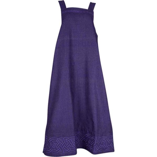 Alva Herringbone Apron Dress