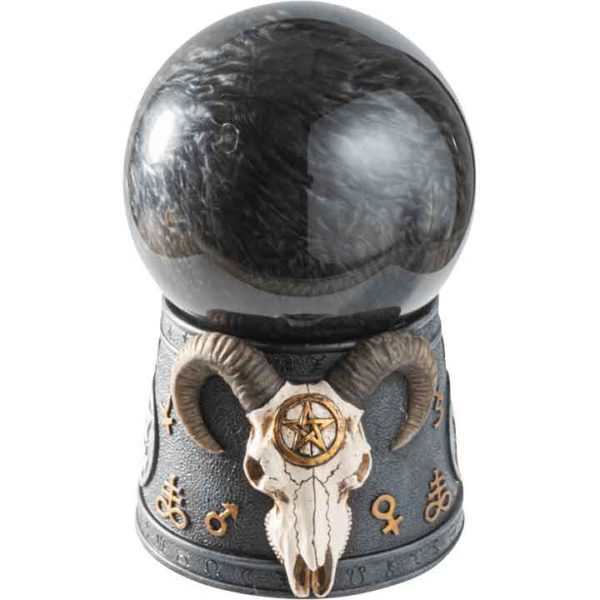 Sigil of Baphomet Storm Ball Statue