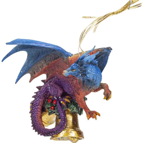 Dragon with Bells Christmas Ornament