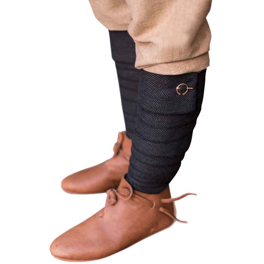 BLESSUME Medieval Men's Putties Leg Wraps Balde With Clasps, 40% OFF
