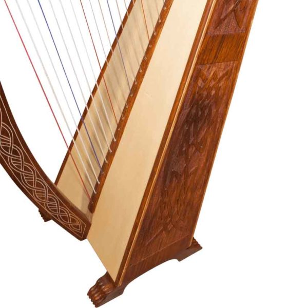 36 String Meghan Harp with Knotwork Detailing