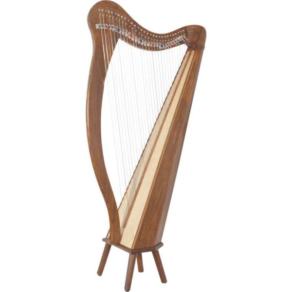 29 String Minstrel Harp with Pedestal