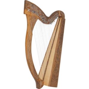 Walnut 29 String Minstrel Harp