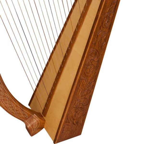 29 String Minstrel Harp with Thistle Detailing