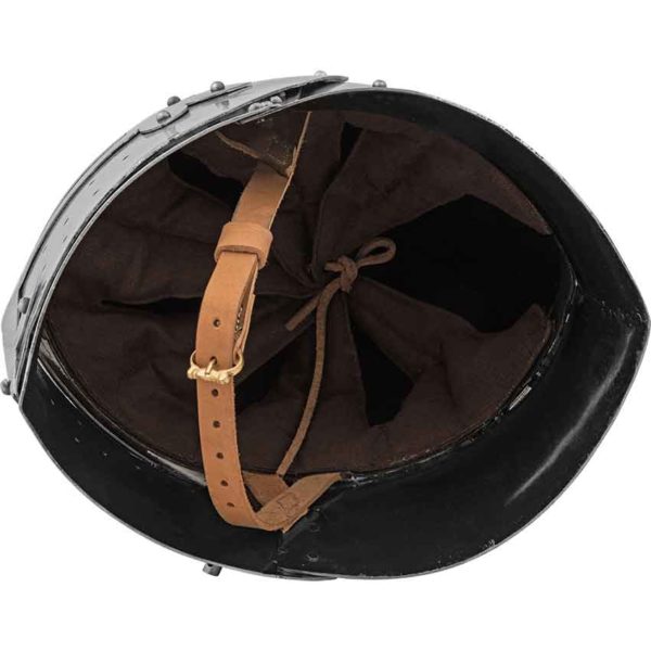 Knights Medieval Steel Helmet - 16 Gauge