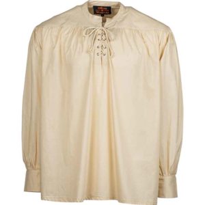 Rustic Cotton Medieval Shirt - MCI-545 - Medieval Collectibles