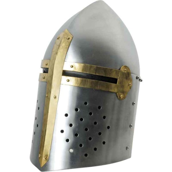 Silver Crusader Helmet