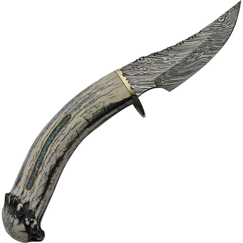 Durable Hunting Knife With Antler Handle And Vegetable - Temu